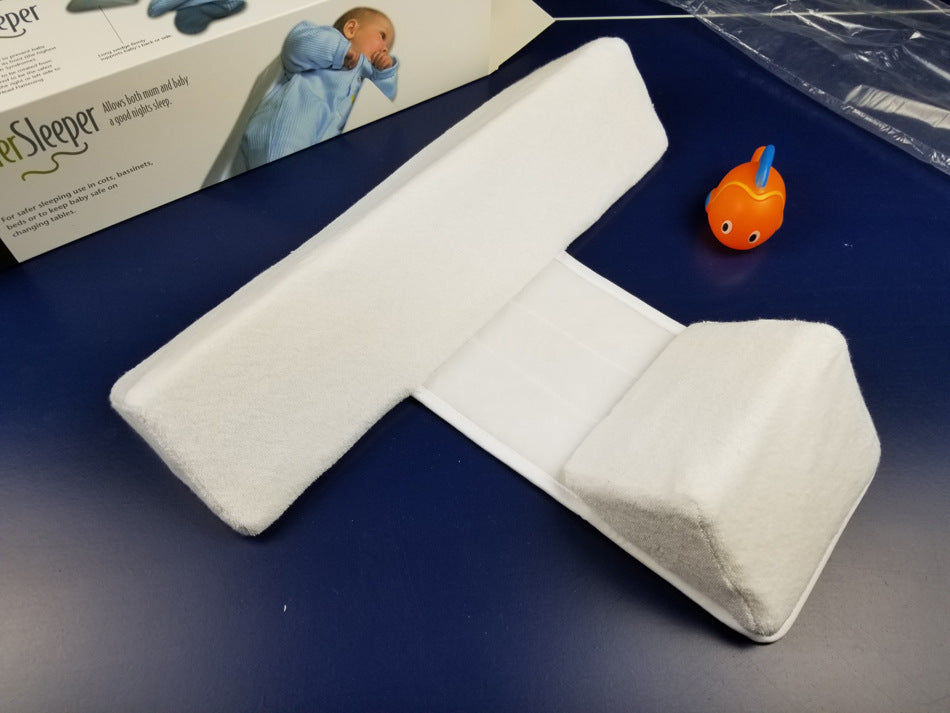 Almohada Posicionadora Bebé - Cojín Lateral Descanso Seguro Recién Nacido - Huellitas de Vida