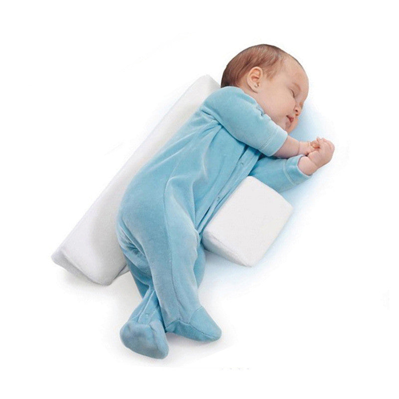 Almohada Posicionadora Bebé - Cojín Lateral Descanso Seguro Recién Nacido - Huellitas de Vida