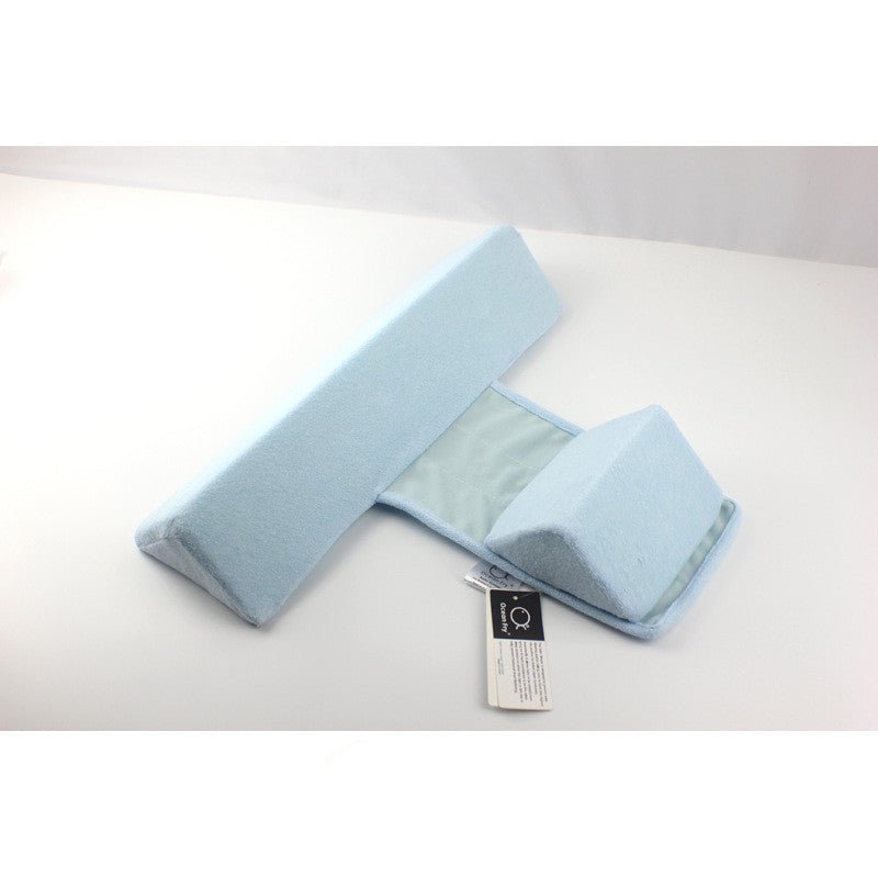 Almohada Posicionadora Bebé - Cojín Lateral Descanso Seguro Recién Nacido - Huellitas de Vida