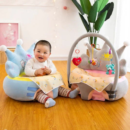 Sofá de Apoyo para Bebés - Silla de Aprendizaje Suave y Lavable - Huellitas de Vida