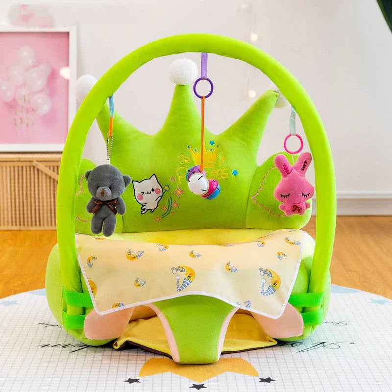Sofá de Apoyo para Bebés - Silla de Aprendizaje Suave y Lavable - Huellitas de Vida