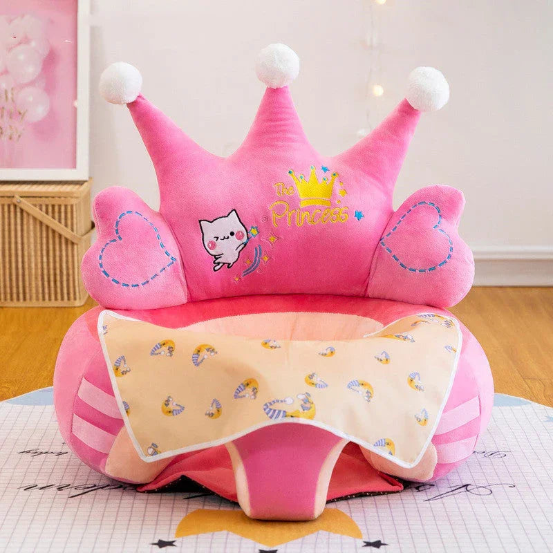 Sofá de Apoyo para Bebés - Silla de Aprendizaje Suave y Lavable - Huellitas de Vida