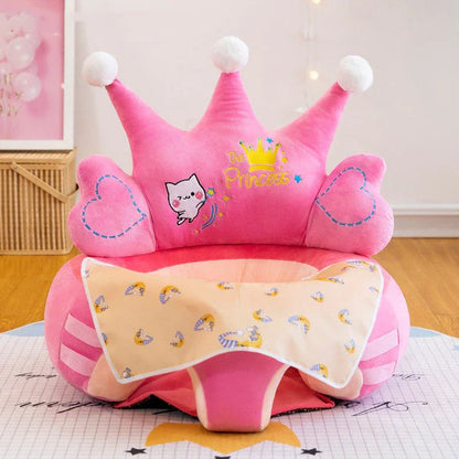Sofá de Apoyo para Bebés - Silla de Aprendizaje Suave y Lavable - Huellitas de Vida
