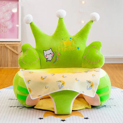 Sofá de Apoyo para Bebés - Silla de Aprendizaje Suave y Lavable - Huellitas de Vida