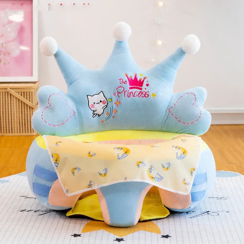 Sofá de Apoyo para Bebés - Silla de Aprendizaje Suave y Lavable - Huellitas de Vida