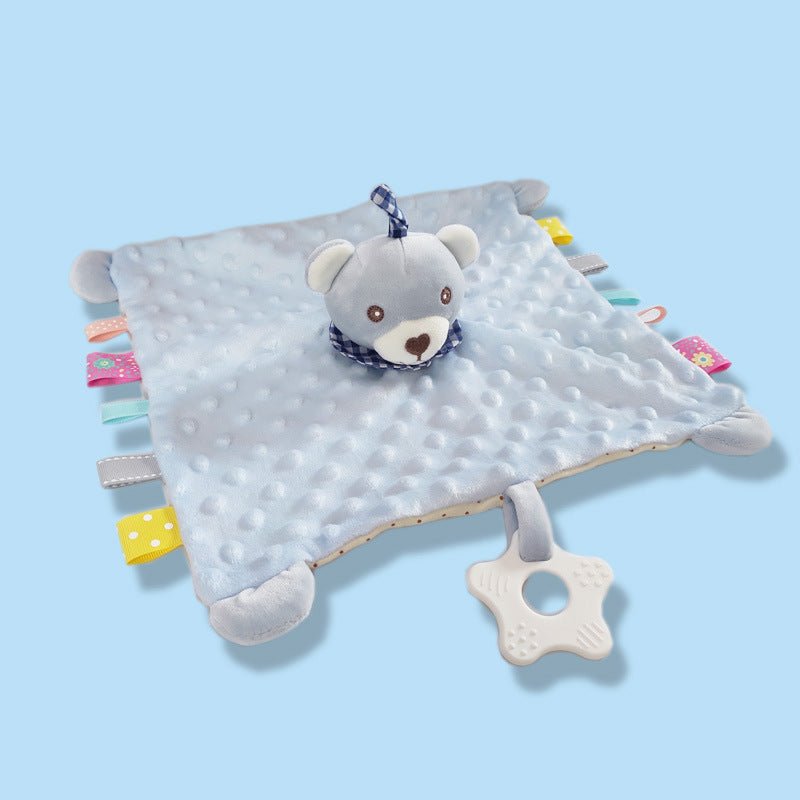 Manta Apego Bebé Animales - Peluche Consolador Suave Infantil - Huellitas de Vida