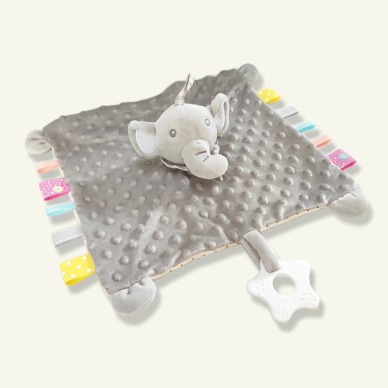 Manta Apego Bebé Animales - Peluche Consolador Suave Infantil - Huellitas de Vida