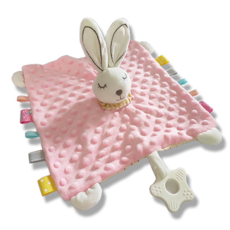 Manta Apego Bebé Animales - Peluche Consolador Suave Infantil - Huellitas de Vida