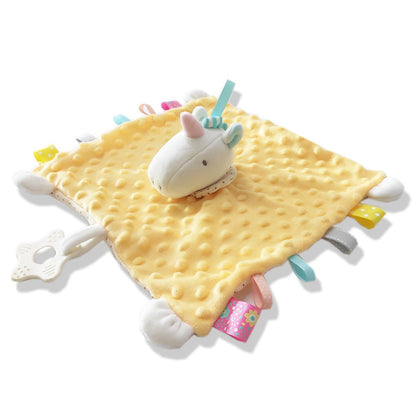 Manta Apego Bebé Animales - Peluche Consolador Suave Infantil - Huellitas de Vida