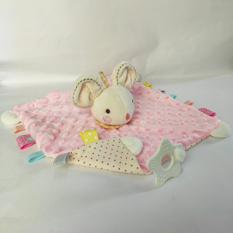 Manta Apego Bebé Animales - Peluche Consolador Suave Infantil - Huellitas de Vida