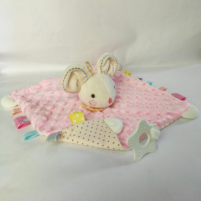 Manta Apego Bebé Animales - Peluche Consolador Suave Infantil - Huellitas de Vida