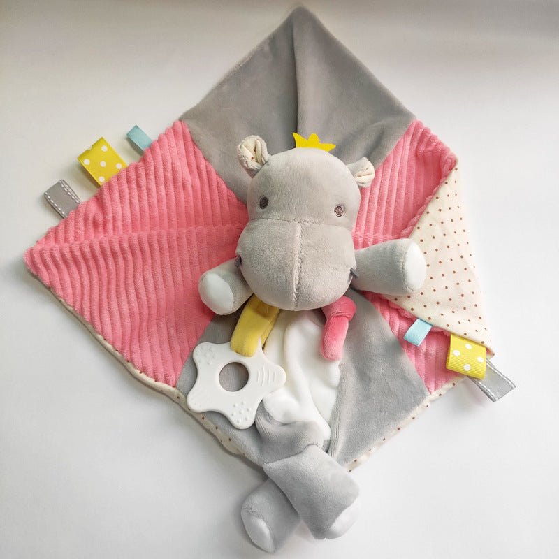 Manta Apego Bebé Animales - Peluche Consolador Suave Infantil - Huellitas de Vida