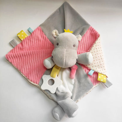 Manta Apego Bebé Animales - Peluche Consolador Suave Infantil - Huellitas de Vida