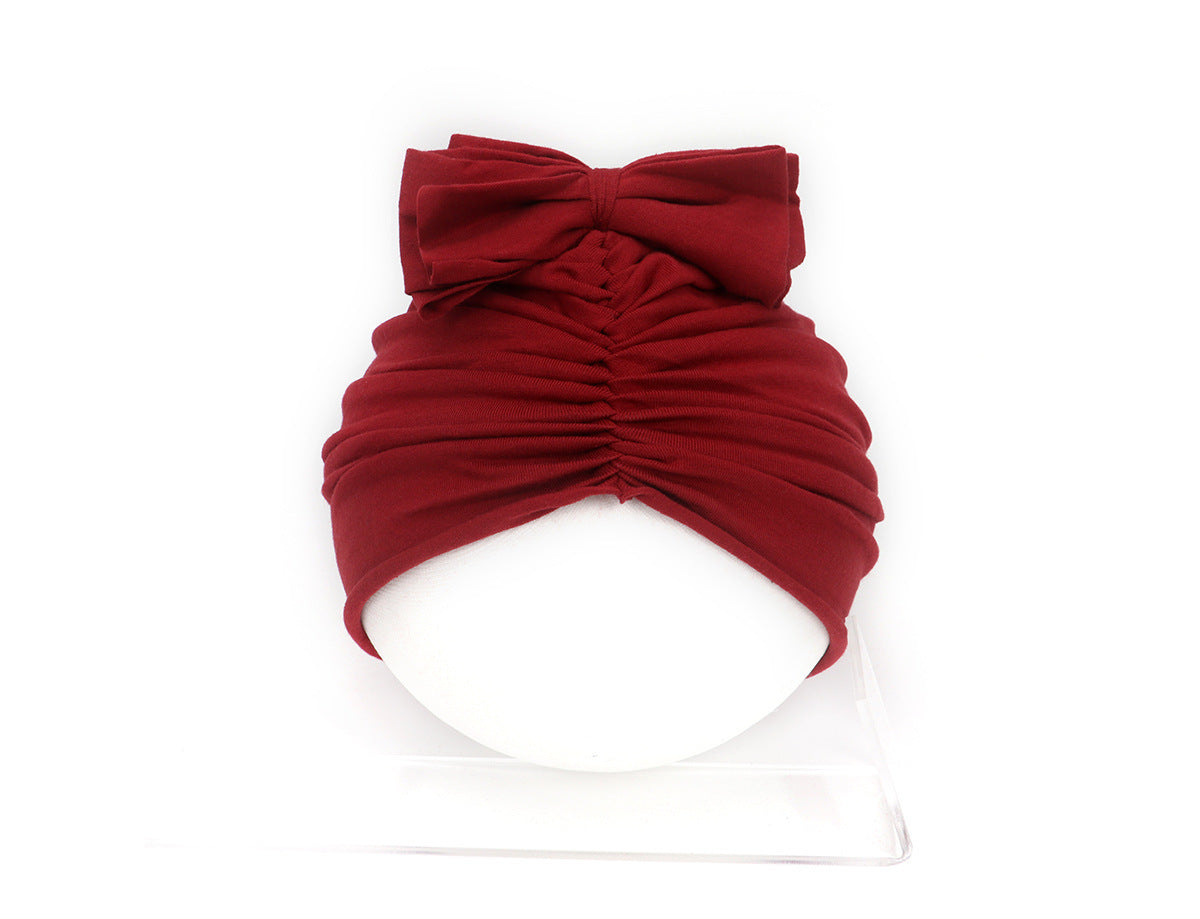 Turbante Bebé con Lazo - Diadema Suave Algodón para Recién Nacido - Huellitas de Vida