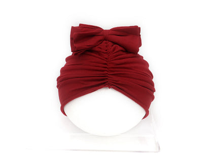 Turbante Bebé con Lazo - Diadema Suave Algodón para Recién Nacido - Huellitas de Vida