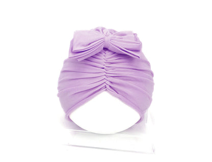 Turbante Bebé con Lazo - Diadema Suave Algodón para Recién Nacido - Huellitas de Vida