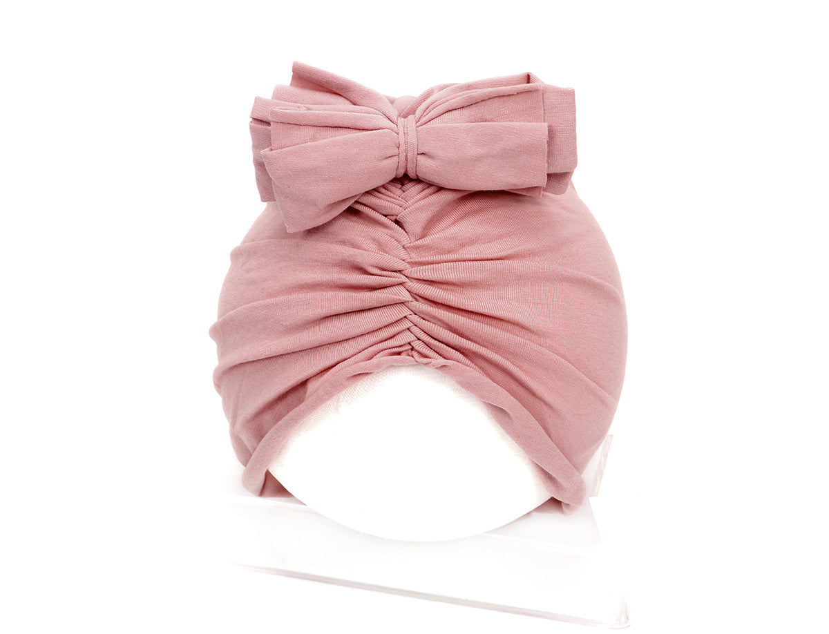 Turbante Bebé con Lazo - Diadema Suave Algodón para Recién Nacido - Huellitas de Vida