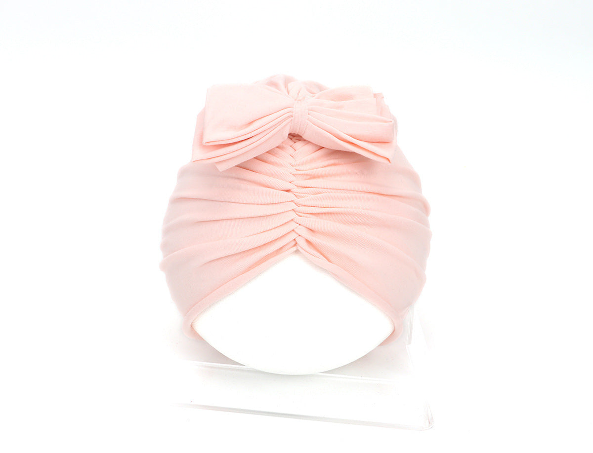 Turbante Bebé con Lazo - Diadema Suave Algodón para Recién Nacido - Huellitas de Vida
