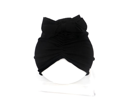 Turbante Bebé con Lazo - Diadema Suave Algodón para Recién Nacido - Huellitas de Vida