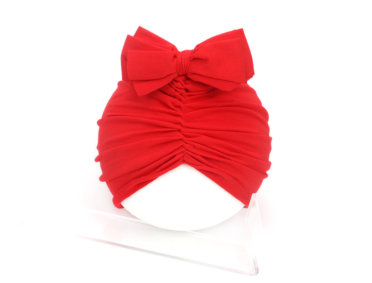 Turbante Bebé con Lazo - Diadema Suave Algodón para Recién Nacido - Huellitas de Vida