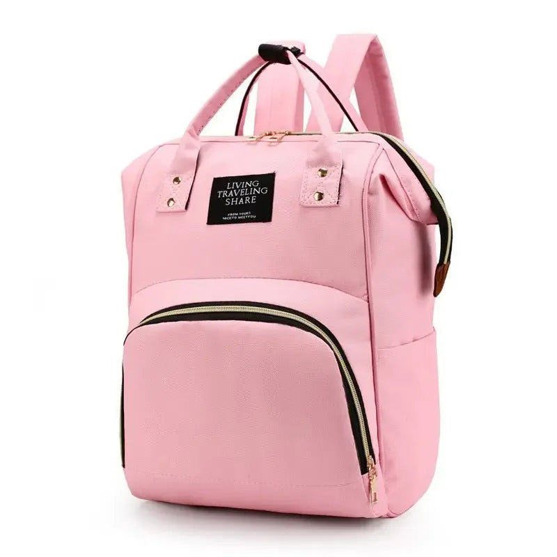 Mochila Maternal Multifuncional - Bolso Mamá Porta Biberones - Huellitas de Vida