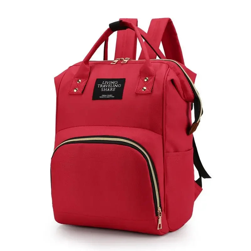 Mochila Maternal Multifuncional - Bolso Mamá Porta Biberones - Huellitas de Vida
