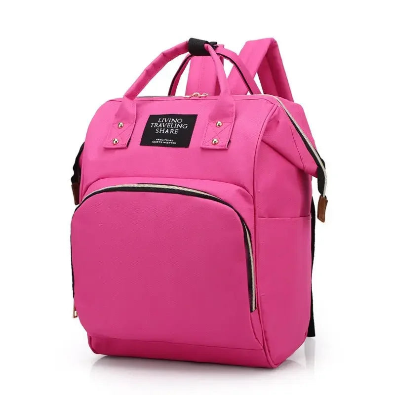 Mochila Maternal Multifuncional - Bolso Mamá Porta Biberones - Huellitas de Vida