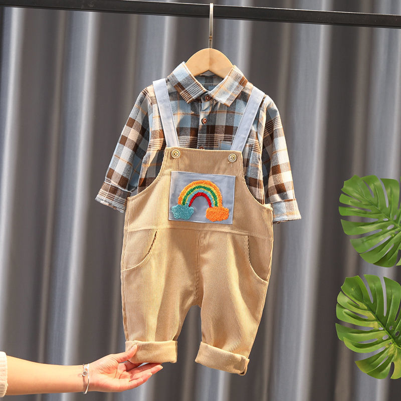 Conjunto Babero Niños - Ropa Dos Piezas Infantil Cómoda - Huellitas de Vida