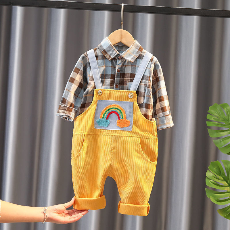 Conjunto Babero Niños - Ropa Dos Piezas Infantil Cómoda - Huellitas de Vida
