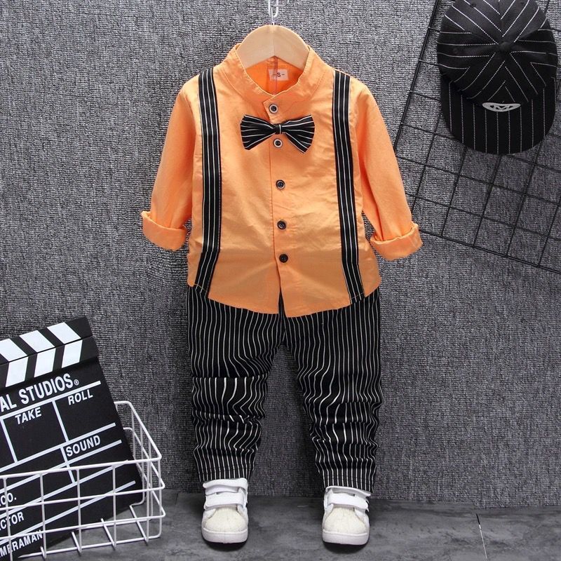 Conjunto Babero Niños - Ropa Dos Piezas Infantil Cómoda - Huellitas de Vida