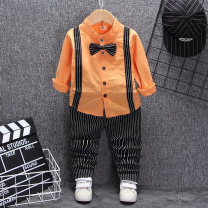 Conjunto Babero Niños - Ropa Dos Piezas Infantil Cómoda - Huellitas de Vida