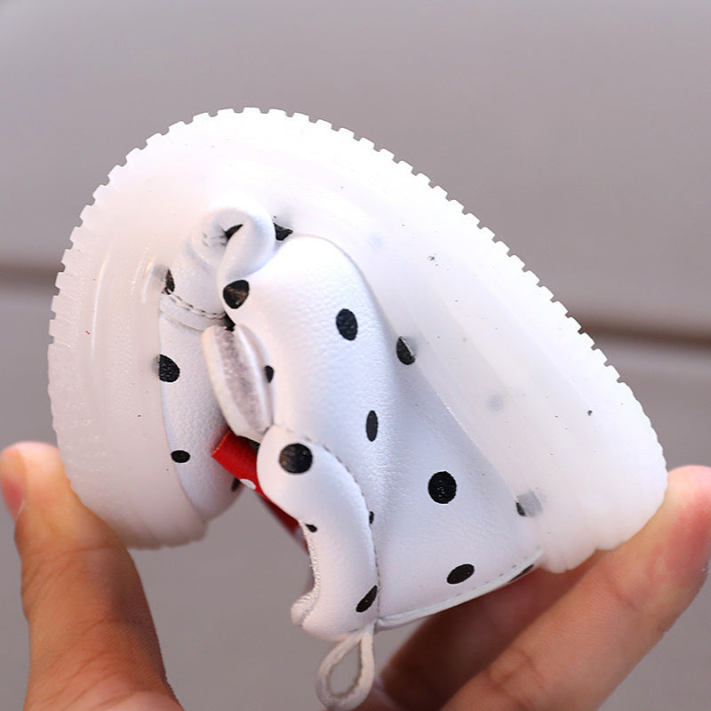 Zapatos LED Niñas - Calzado Luces Moño Transpirable Divertido - Huellitas de Vida