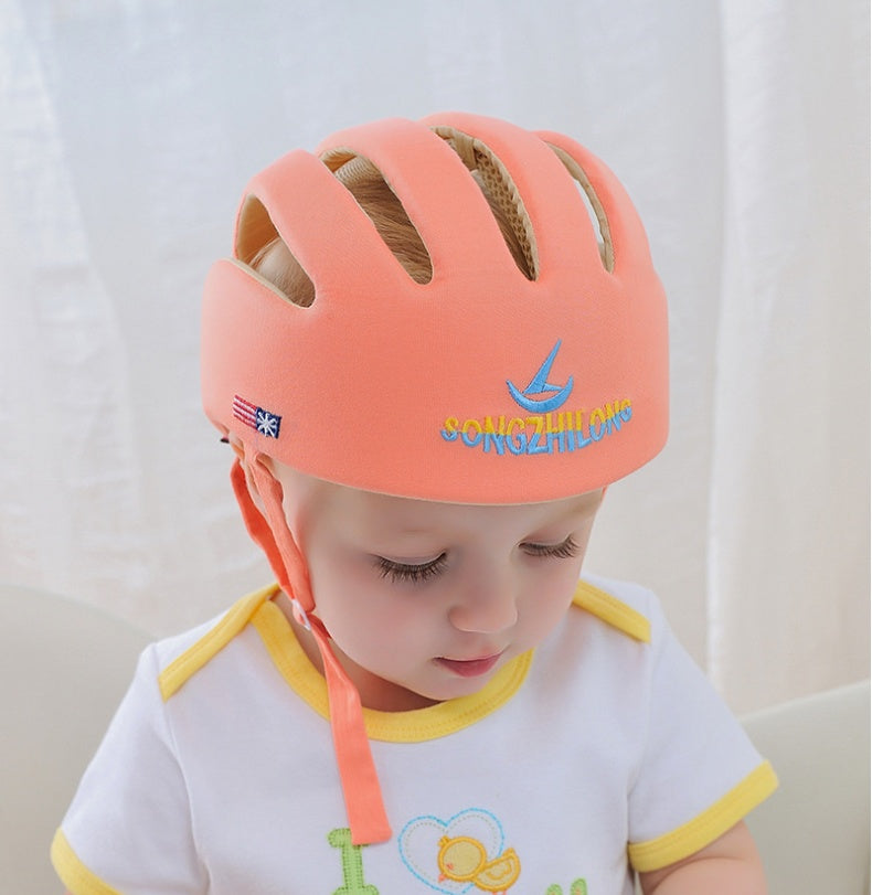 Casco de Seguridad para Bebé - Protector de Cabeza Suave y Ajustable - Huellitas de Vida
