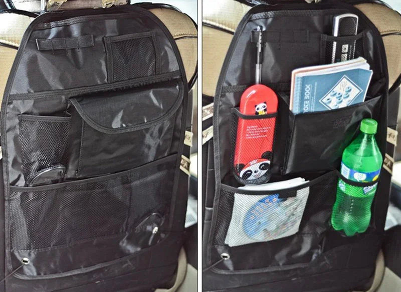 Organizador Trasero para Asiento de Auto - Bolsa Almacenamiento Práctica - Huellitas de Vida