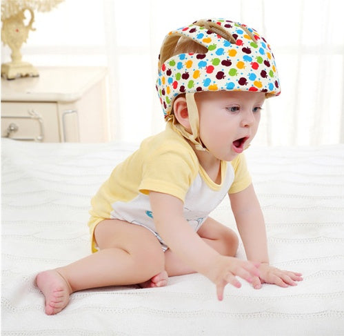 Casco de Seguridad para Bebé - Protector de Cabeza Suave y Ajustable - Huellitas de Vida