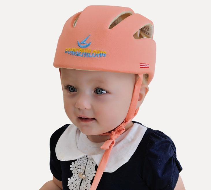 Casco de Seguridad para Bebé - Protector de Cabeza Suave y Ajustable - Huellitas de Vida