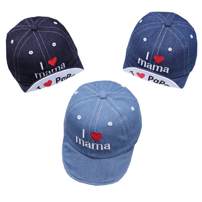 Sombrero Sol Bebé Bordado - Gorro Protección Solar Infantil Love - Huellitas de Vida
