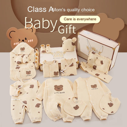 Set Ropa Recién Nacido Algodón Puro - Regalo Bebé Luna Llena - Huellitas de Vida