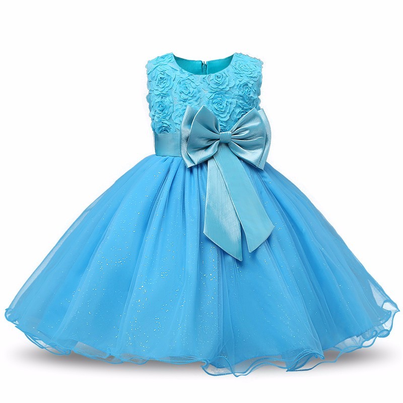 Vestido Princesa Tutú Niñas - Vestido Fiesta Boda Cumpleaños - Huellitas de Vida
