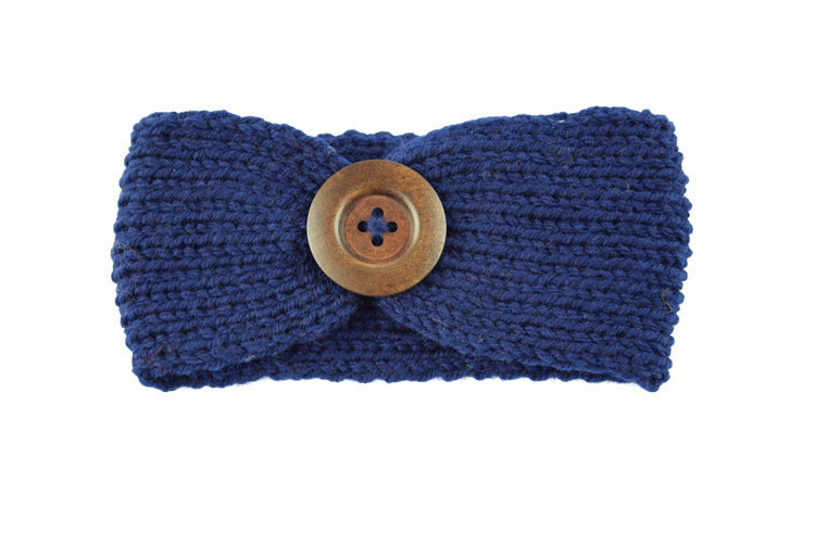 Diadema Bebé Lana Tejida a Mano - Accesorio Pelo Suave y Cómodo - Huellitas de Vida