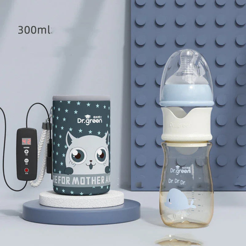 Biberón Inteligente con Pantalla Digital - Cristal Templado y Control de Temperatura - Huellitas de Vida