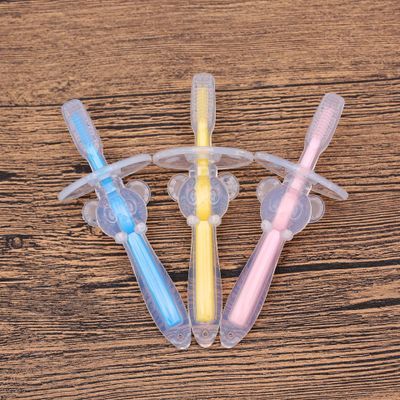 Cepillo Dientes Silicona Bebé - Mordedor Entrenamiento Dental - Huellitas de Vida