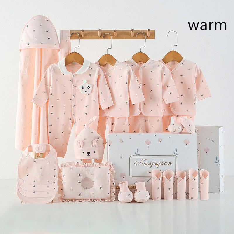 Conjunto Ropa Fina Recién Nacido - Caja Regalo 24 Piezas Bebé - Huellitas de Vida