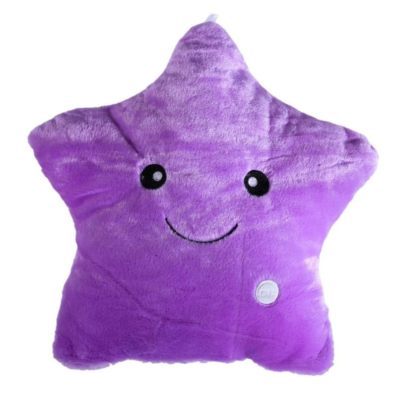 Almohada Luminosa de Estrellas - Luz Nocturna Mágica para Niños - Huellitas de Vida