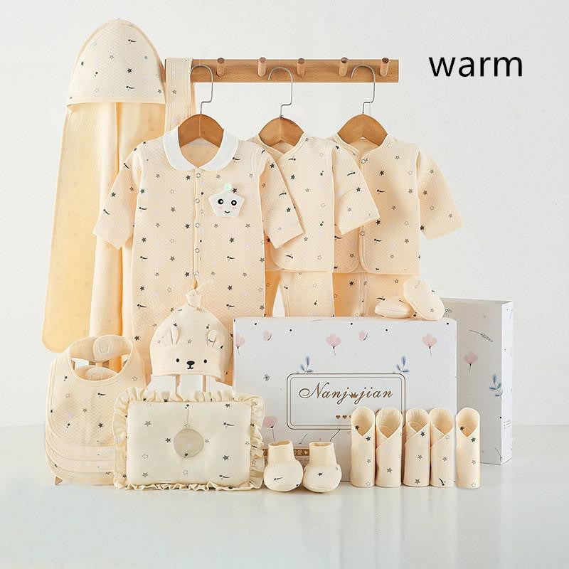Conjunto Ropa Fina Recién Nacido - Caja Regalo 24 Piezas Bebé - Huellitas de Vida