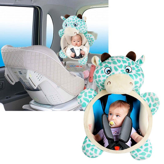 Espejo de Seguridad Ajustable para Bebé en Coche - Vigilancia Perfecta - Huellitas de Vida