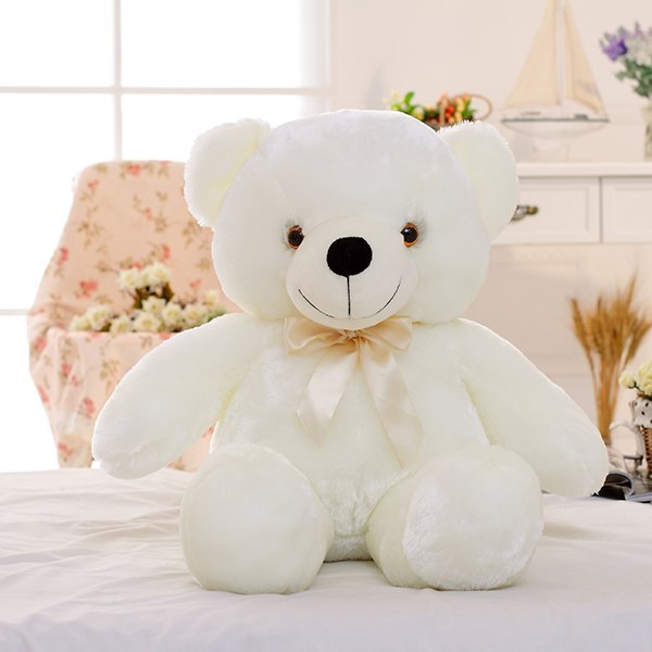 Osito Peluche LED Luminoso - Juguete Sensorial con Luces de Colores | Huellitas de Vida - Huellitas de Vida
