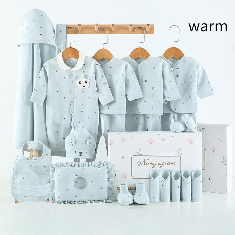 Conjunto Ropa Fina Recién Nacido - Caja Regalo 24 Piezas Bebé - Huellitas de Vida