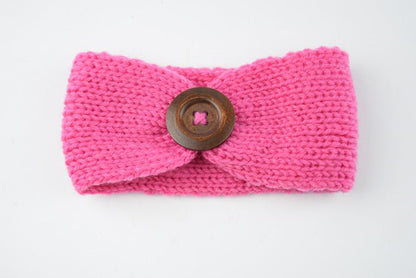 Diadema Bebé Lana Tejida a Mano - Accesorio Pelo Suave y Cómodo - Huellitas de Vida