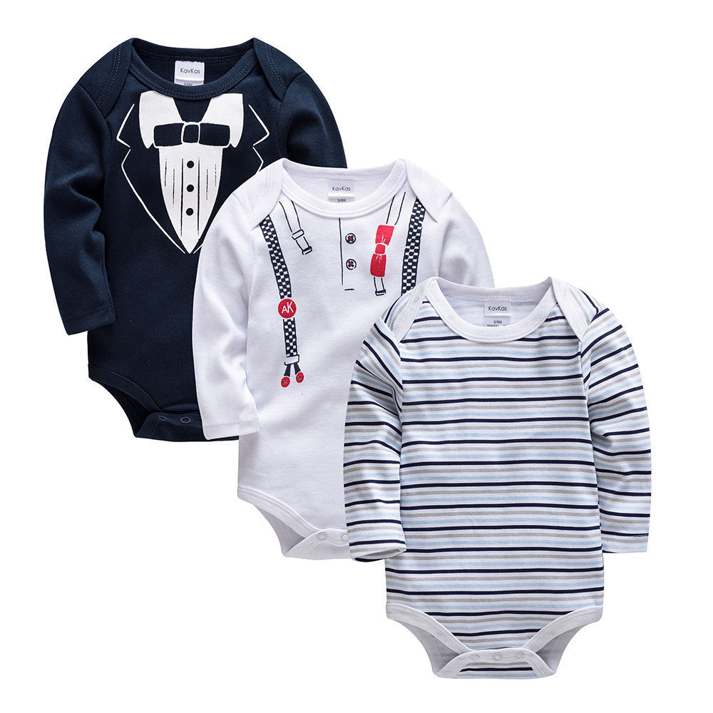 Ropa Manga Larga Recién Nacido - Body Bebé Dibujos Animados - Huellitas de Vida